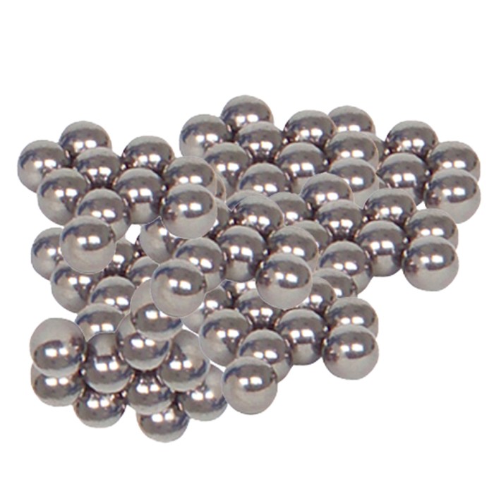 Haller steel balls for slingshot Zwille Ø 9.8 mm 30-pack